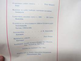 Joulurauha 1953, Arvi A. Karisto joululehti, Kansikuvitus Irma Salmi, Elisabet Laurila, Toini Ojanperä, Etti Joutsen, Teuvo Kauppo, kuvit. H. Trentzsch &amp; Yrjö Yrjölä