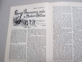 Maailman Joulu 1943 - Arvi A. Karisto Oy joululehti, Armas J. Pulla, Antero Kajanto, Entisaikojen laivakauneutta (peräpeilit), kuv. Hugo Trentzsch &amp; Birgit Rexén