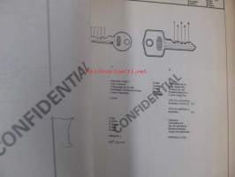 Volvo key codes, nyckelkoder -avainkoodikirja 1986