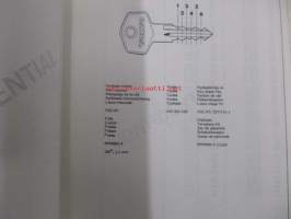 Volvo key codes, nyckelkoder -avainkoodikirja 1984