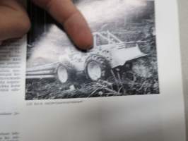 Diesel-lehti 1970 nr 9 -mainoskuvitusta autoista, työkoneista ja moottoreista, kansikuva Fiat 625N, Metsätraktori - käyttösovellutuksia, Raskaan kaluston renkaat