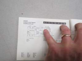 Yamaha 9.5/12, 15 (K), 20 (E), 25 (E), 28 (E) outboard motor -owner´s manual / manuel d´utilization / Betriebsanleitung