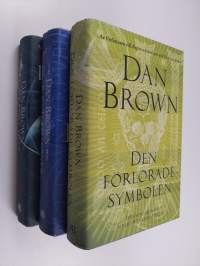 Dan Brown-paketti (3-kirjaa) : I Cirkelns Mitt ; Den Förlorade Symbolen ; Änglar och Demoner