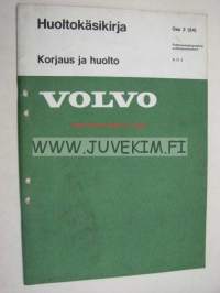 Volvo Huoltokäsikirja osa 2 (24) Korjaus ja huolto Polttonestejärjestelmä, suihkutusmoottorit B 21E-korjaamokirjasarjan osa