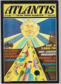 Atlantis  1986 nr 4 - Tietoa tiedon rajamailta. Katso sisällysluettelo kuvista.