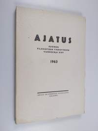 Ajatus 25 : Suomen filosofisen yhdistyksen vuosikirja 1963