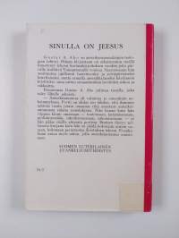 Sinulla on Jeesus : Saarnoja kirkkovuoden teksteistä Kolminaisuudenpäivän jälkeen, toinen vuosikerta