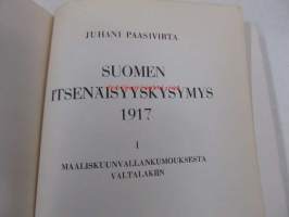 Suomen itsenäisyyskysymys 1917 I