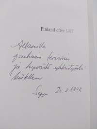 Finland efter 1917 (tekijän omiste, signeerattu)