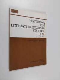 Historiska och litteraturhistoriska studier 47