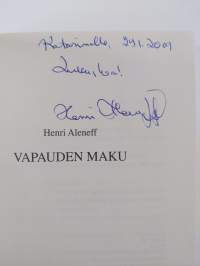 Vapauden maku (signeerattu, tekijän omiste)