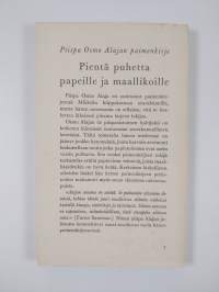 Pientä puhetta papeille ja maallikoille