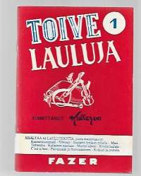 Toivelauluja : kokoelma suosittujen laulujen ja iskelmien tekstejä. 1  / toim. Kullervo. 1991