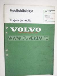 Volvo Huoltokäsikirja osa 2 (24) Polttonestejärjestelmä, suihkutusmoottorit B27E -korjaamokirjasarjan osa