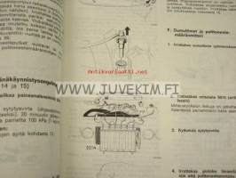 Volvo Huoltokäsikirja osa 2 (24) Polttonestejärjestelmä, suihkutusmoottorit B27E -korjaamokirjasarjan osa