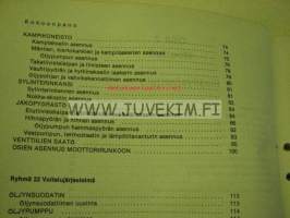 Volvo Huoltokäsikirja osa 2 (paitsi ryhmät 23, 24) Korjausohjeet Moottori B21 Väliaikainen -korjaamokirjasarjan osa