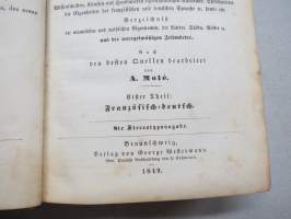 Nouveau Dictionnaire francais-allemand et allemand-francais - Neues Wörterbuch der französischen und deutschen Sprache, 1849