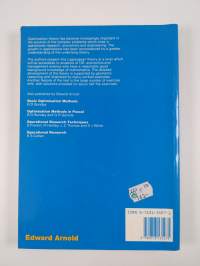 Optimisation theory : applications in OR and economics