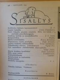Kotiliesi N:o 13 heinäkuun I 1933. Kansikuva Rudolf Koivu
