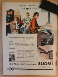 Kotiliesi N:o 10 toukokuu II 1933. Kansikuva Rudolf Koivu