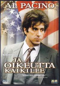 Ja oikeutta kaikille (Justice to All) (1979/2003). Al Pacino, Jack Warden, John Forsythe, Lee Strassberg. DVD.