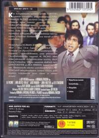 Ja oikeutta kaikille (Justice to All) (1979/2003). Al Pacino, Jack Warden, John Forsythe, Lee Strassberg. DVD.