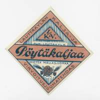 Pöytäkaljaa -  olutetiketti