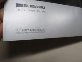 Subaru Symmetrical AWD nelivetojärjestelmä -myyntiesite