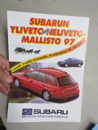 Subaru yliveto AWD neliveto 1997 mallisto -myyntiesite