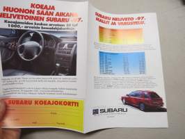 Subaru yliveto AWD neliveto 1997 mallisto -myyntiesite