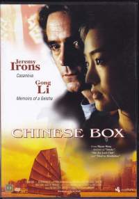 Chinese Box - Memoirs of a Geisha (Geishan muistelmat) (1997). Jeremy Irons, Gong Li. DVD.