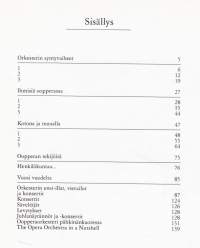 Virityksiä - Oopperaorkesteri 25 vuotta. 1988. 1.p.