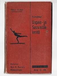 Voimistelun vapaa- ja sauvaliikkeitä kouluja, koteja ja yhdistyksiä varten/Heikel, Viktor, Levälahti, K. E., Arvi A. Karisto 1912.