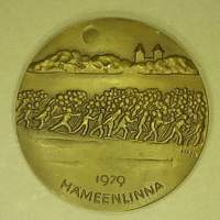 Finlandia Hiihto Hämeenlinna 1979. (Mitali, mitalitaide)