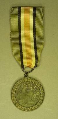 Tampella 25 vuotta. (Mitali, mitalitaide, harvinainen)
