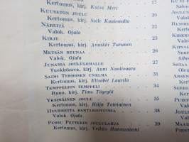 Maailman Joulu 1953 - Arvi A. Karisto Oy joululehti, kirjoituksia ja kuvituksia mm. Unto Karri, Aili Somersalo, Etti Joutsen, Aimo Tukiainen haastattelu, ym.