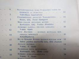 Maailman Joulu 1953 - Arvi A. Karisto Oy joululehti, kirjoituksia ja kuvituksia mm. Unto Karri, Aili Somersalo, Etti Joutsen, Aimo Tukiainen haastattelu, ym.