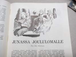 Maailman Joulu 1953 - Arvi A. Karisto Oy joululehti, kirjoituksia ja kuvituksia mm. Unto Karri, Aili Somersalo, Etti Joutsen, Aimo Tukiainen haastattelu, ym.