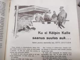 Maailman Joulu 1953 - Arvi A. Karisto Oy joululehti, kirjoituksia ja kuvituksia mm. Unto Karri, Aili Somersalo, Etti Joutsen, Aimo Tukiainen haastattelu, ym.