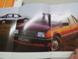 Opel Ascona 1982? -myyntiesite / sales brochure
