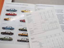 Opel Ascona 1982? -myyntiesite / sales brochure