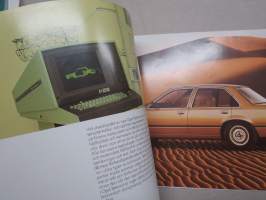 Opel Rekord 1977/78? -myyntiesite, ruotsinkielinen / sales brochure