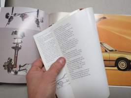 Opel Rekord 1977/78? -myyntiesite, ruotsinkielinen / sales brochure