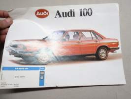 Audi 100 C, CL, GL, CD -myyntiesite / brochure
