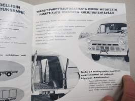 Ford D-sarja kuorma-autot / Ford Transit pakettiautot -myyntiesite / sales brochure