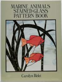 Marine animals stained glass pattern book. (Lasityöt)