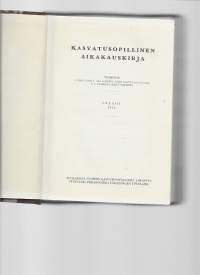 Otsikko	Kasvatusopillinen aikakauskirja, Niteet 83–85/	Suomen Kasvatusopillinen yhdistysKustantaja	1946