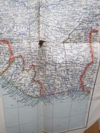 Azoren und West-Afrikanische Inseln (Azorit ja Länsi-Afrikka) -saksalainen II Maailmansodan aikainen kartta