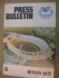 Press bulletin - Athens 82