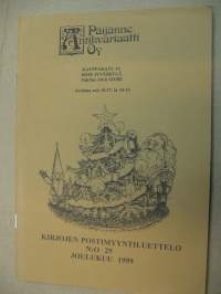 Päijänne Antikvariaatti OY - Kirjojen postimyyntiluettelo n:o 29 joulukuu 1999